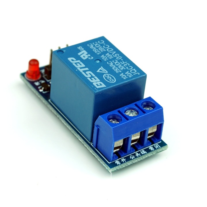 Modul releu, 1 canal, 5 V, 10 A, 1CH, LL, 20 x 55 mm, Multicolor