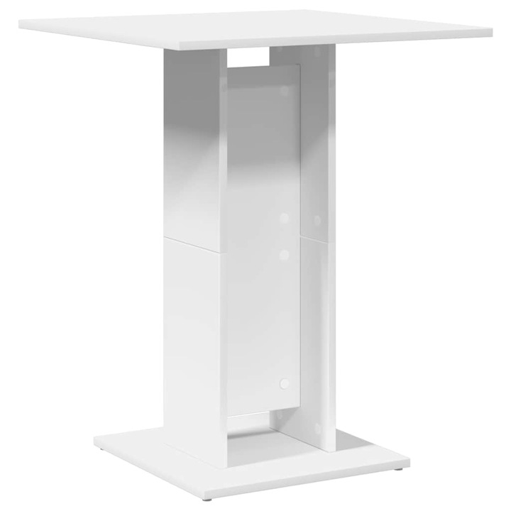 Бистро маса vidaXL, Опушен дъб, 60x60x75 см, Инженерно дърво
