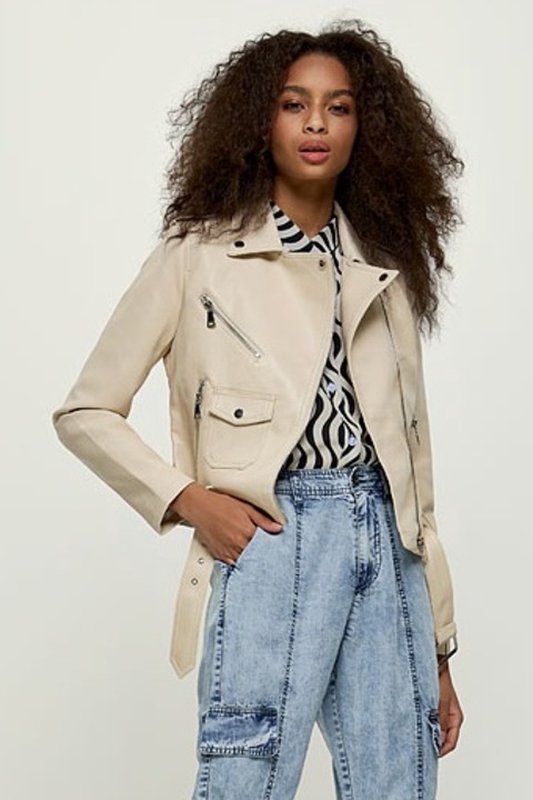 Jacheta dama, Edward Jeans, Billie, Piele, Bej, Bej