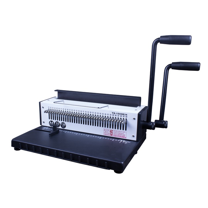 Aparat de indosariat cu inele metalice 15 coli TD-1500