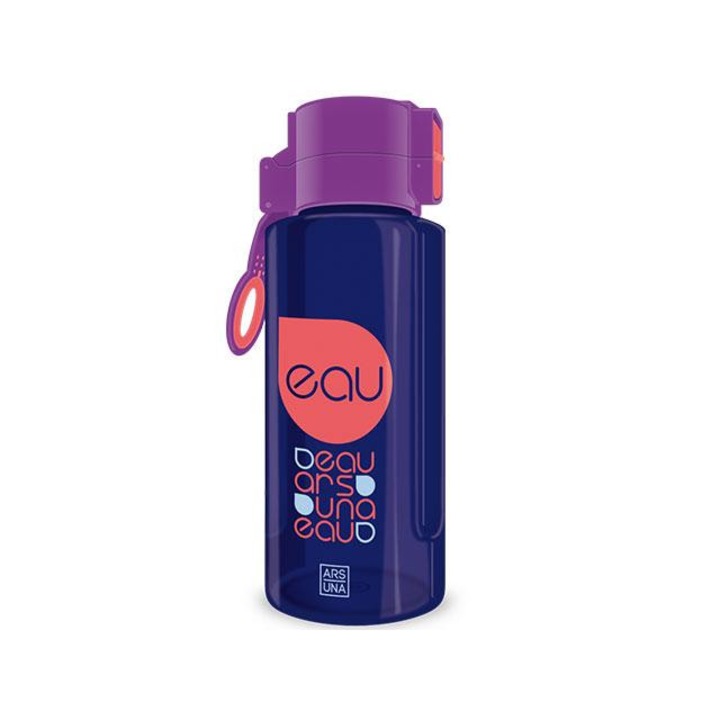 Ars Una 4750746 Ars Una: Lila és kék BPA mentes kulacs 650ml