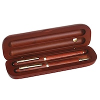 Set elegant Bremen Poet, pix si stilou din lemn de trandafir, 7,5 x 5 x 3 cm