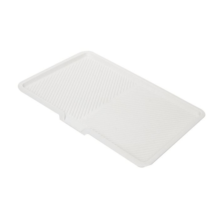 Suport din plastic Kopenpal pentru uscarea vaselor, Alb, 45x31x3 cm
