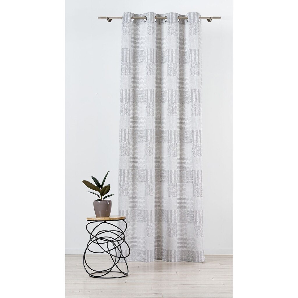 Home Textiles Mendola Tenda Jennifer Pannello 140x245 Cm, Colore Miele