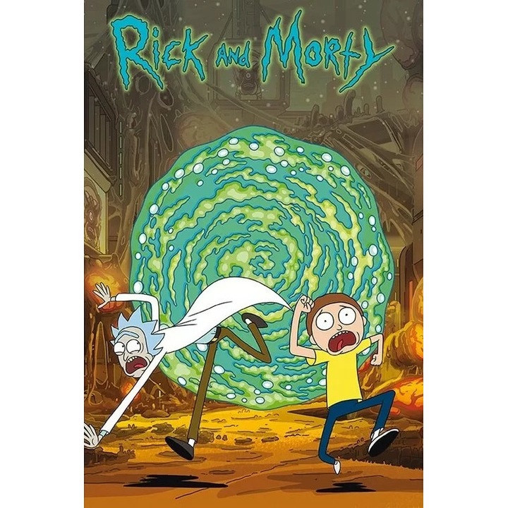 Plakát, Rick and Morty, tarka, 91,5x61 cm