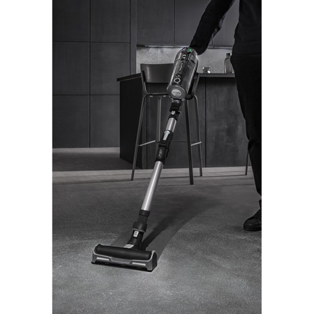 Aspirator vertical Rowenta X-Force Flex 14.60 RH9958WA, 480W, Smart Control Display, Functie Boost, tehnologie Digital Force, tehnologie Flex, cap de aspirare Power Led Vision , Mod Auto, recipient praf 0.9L, autonomie 1 ora 10 min, Negru/ gri