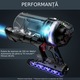 Aspirator vertical fara fir Rowenta X-Force Flex 14.60 RH9958WA, 480W, 32.4V, autonomie 70 min, filtrare 99.9%, recipient praf 0.9 L, tub flexibil, perie cu LED, panou digital SmartControl, acumulator detasabil, suport de perete cu incarcare, negru & gri
