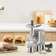 Masina de tocat carne Tefal HV10 NE858D38, 2200 W, 5.5 kg/min, 8 in 1, Functie Reverse, 3 grile inox, Argintiu