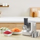 Masina de tocat carne Tefal HV10 NE858D38, 2200 W, 5.5 kg/min, 8 in 1, Functie Reverse, 3 grile inox, Argintiu