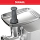Masina de tocat carne Tefal HV10 NE858D38, 2200 W, 5.5 kg/min, 8 in 1, Functie Reverse, 3 grile inox, Argintiu