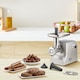 Masina de tocat carne Tefal HV10 NE858D38, 2200 W, 5.5 kg/min, 8 in 1, Functie Reverse, 3 grile inox, Argintiu