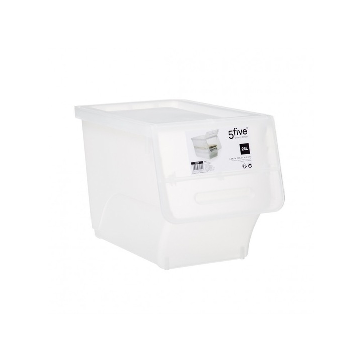 Кутия за съхранение 5five Simply Smart, Пластмаса, 28.5x46.5xH31 см