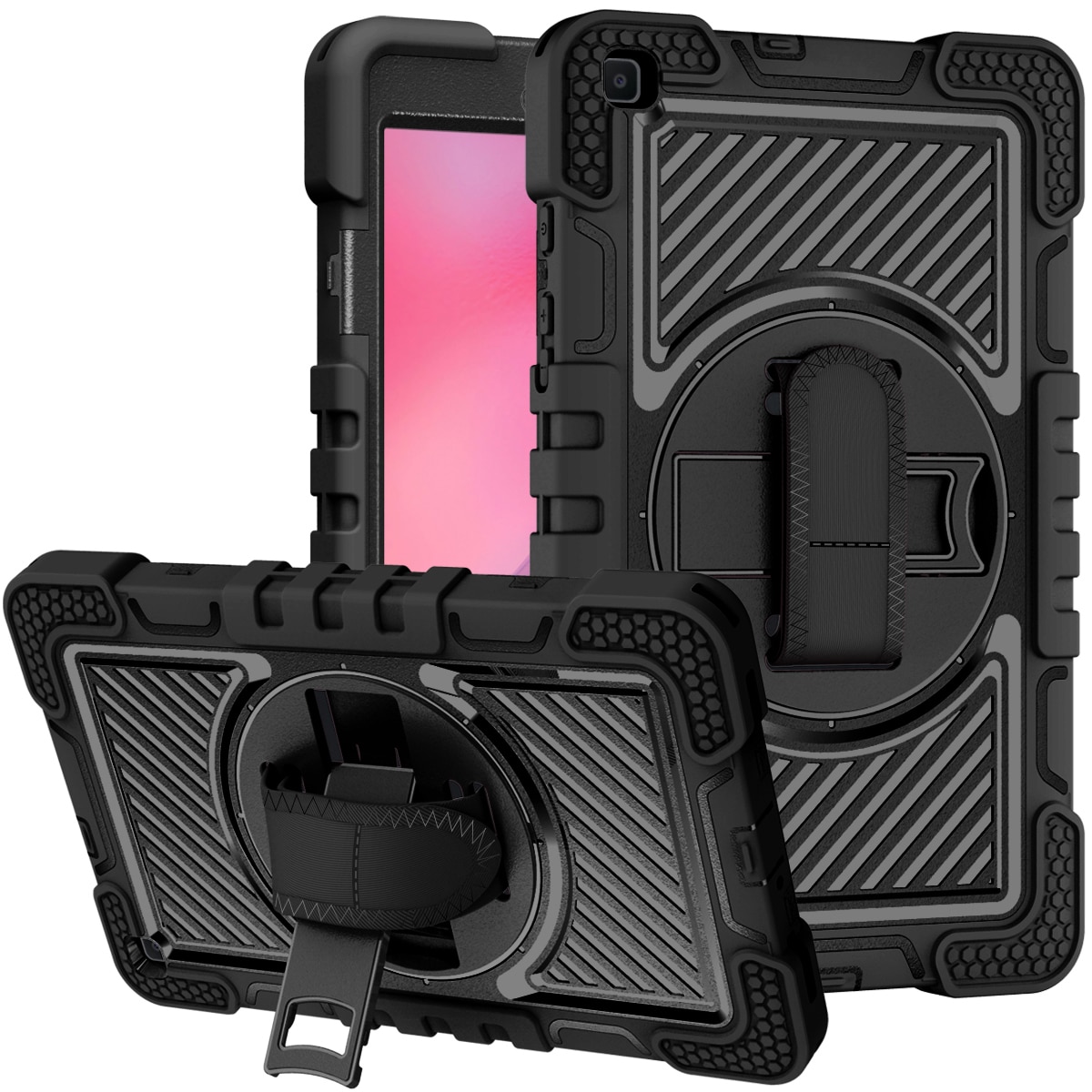 Husa tableta, CoolBELL, Silicon, Compatibila cu Samsung Galaxy Tab A 8.0 (2019)T290/T295, Negru
