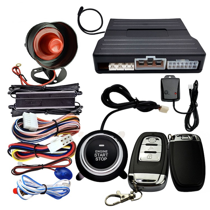 Keyless Entry Auto Sistem Keyless GO & Keyless Entry, Pornire Motor de la Distanta, Buton ...