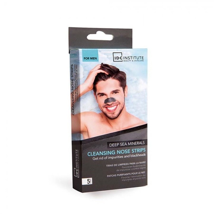 Set 5 benzi puncte negre nas pentru barbati DEEP Sea Mineralls IDC Institute 7705