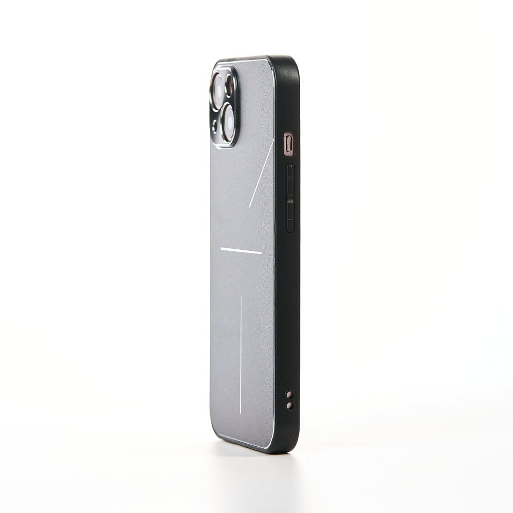 Husa de Protectie CASEY STUDIOS™ Metalines pentru Apple iPhone 13 - Negru