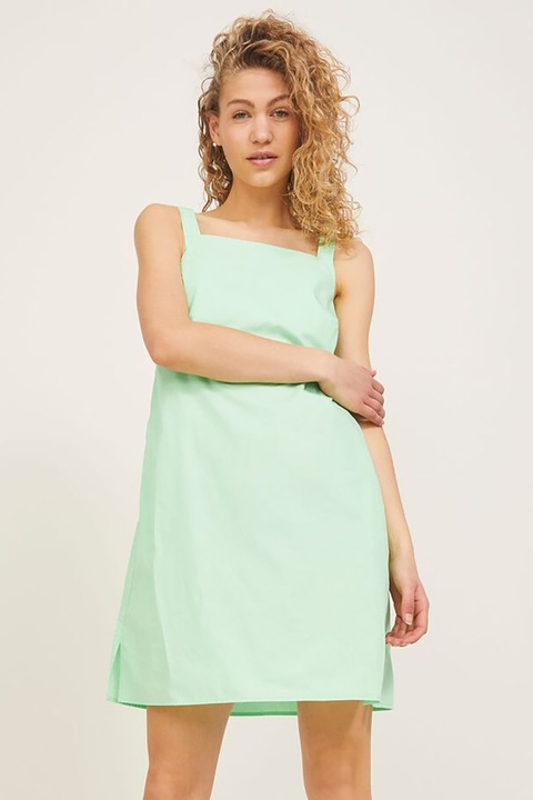 JJXX, Къса рокля с органичен памук, Ментово зелено
