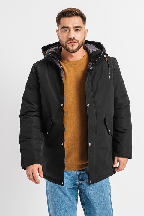 Produkt by Jack & Jones, Geaca parka cu gluga Toby, Negru, L