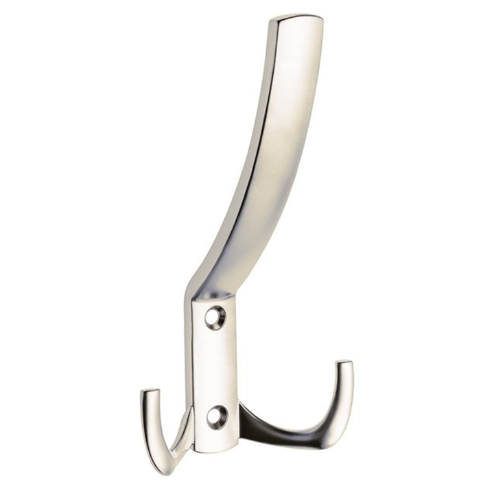 Agatatoare cuier K23 neteda, finisaj otel periat GT, 143x76 mm