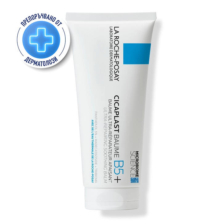Възстановяващ балсам La Roche-Posay Cicaplast B5+, Успокояващ с множество показания при кожни раздразнения и белези, За бебета, деца, възрастни, 100 ml