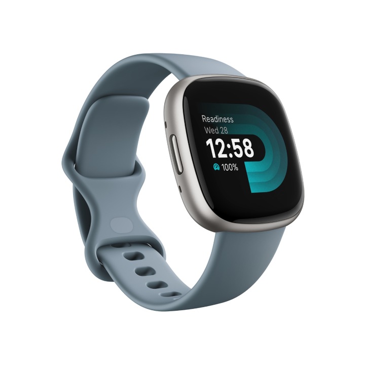 Смарт часовник Fitbit Versa 4, 40 mm, Waterfall Blue
