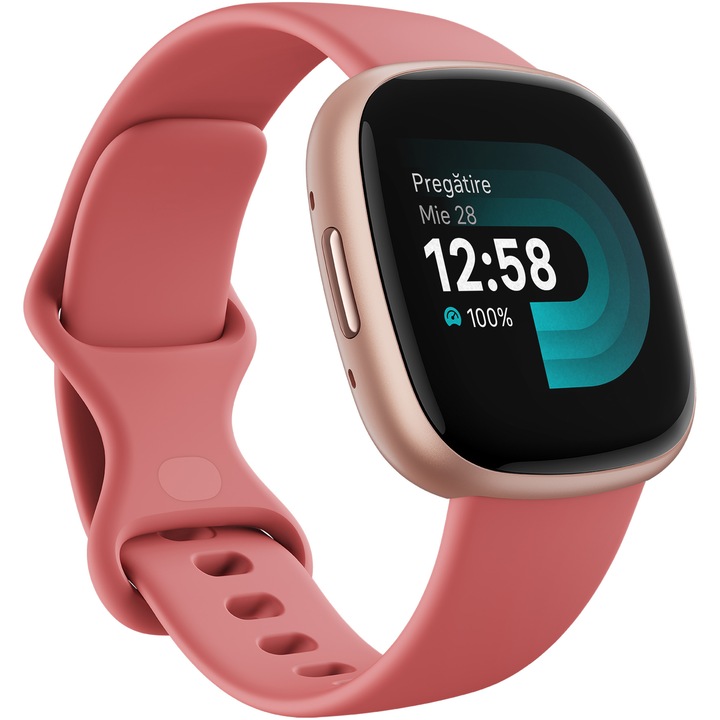 Смарт часовник Fitbit Versa 4, 40 mm, Pink Sand
