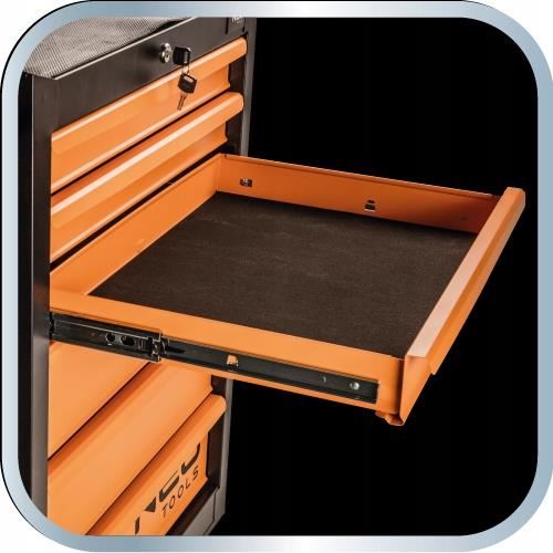 Dulap mobil pentru scule, 6 sertare, max 280 kg, 680x460x1030 mm