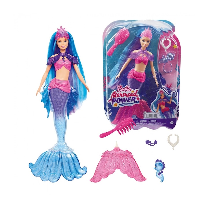 Mattel Barbie Mermaid Power Malibu sellő baba