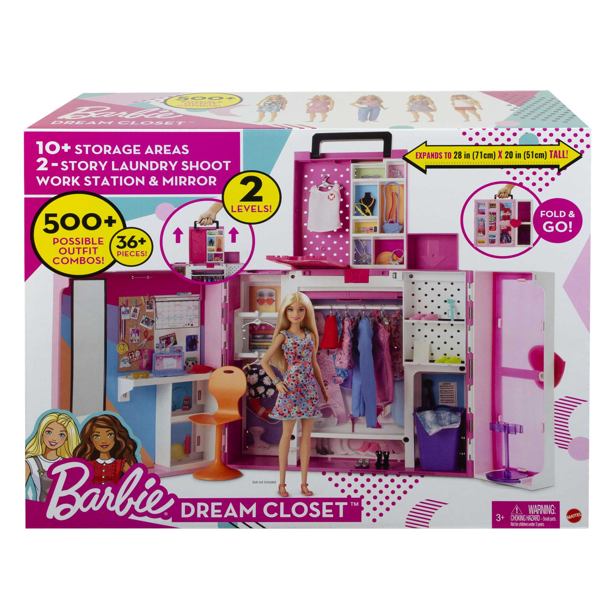 Dressing Barbie, Mattel, Multicolor 