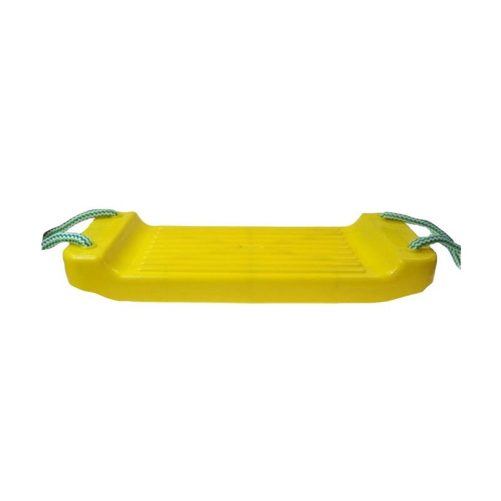 Leagan pentru copii din plastic, galben, 43 x 6 x 16 cm