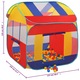 Cort de joaca cu 550 de bile vidaXL, 123x120x126 cm