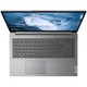 Laptop Lenovo IdeaPad 1 15IJL7 cu procesor Intel® Pentium® Silver N6000 pana la 3.3GHz, 15.6" HD, 4GB DDR4 RAM, 128GB eMMC, Intel® UHD Graphics, Windows® 11 Home, Cloud Grey