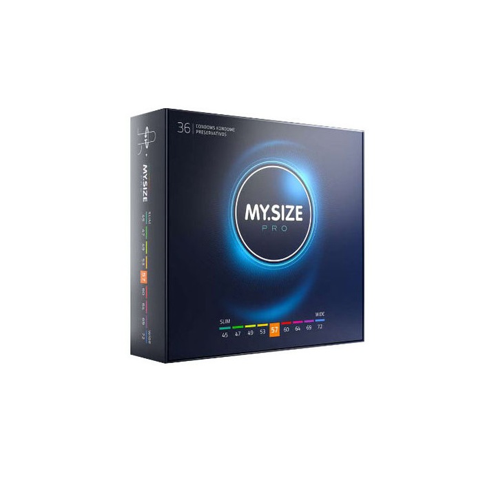 Лубрикантни презервативи My Size Pro XXL, 72mm, 36 бр