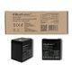 Acumulator Baterie Qoltec 53033 AGM 12V 4.5Ah Fara Intretinere Durata Lunga De Viata Puternica Fiabila Pentru UPS Alarme Iluminat Urgenta Vehicule Tehnologie Robusta Rezistent Socuri Scurgeri 70x90x100mm Negru