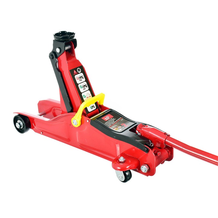 Cric hidraulic auto tip broasca BIG RED TA82001, profil jos, 85-330mm, 2 tone