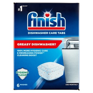 Finish in wash mosogatógép-tisztító tabletta, gépi program alatt használható, 6db