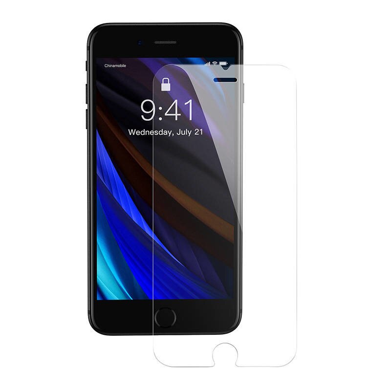 Folie protectie telefon, Baseus, Pentru iPhone SE 2 / iPhone SE 3, 0.3mm