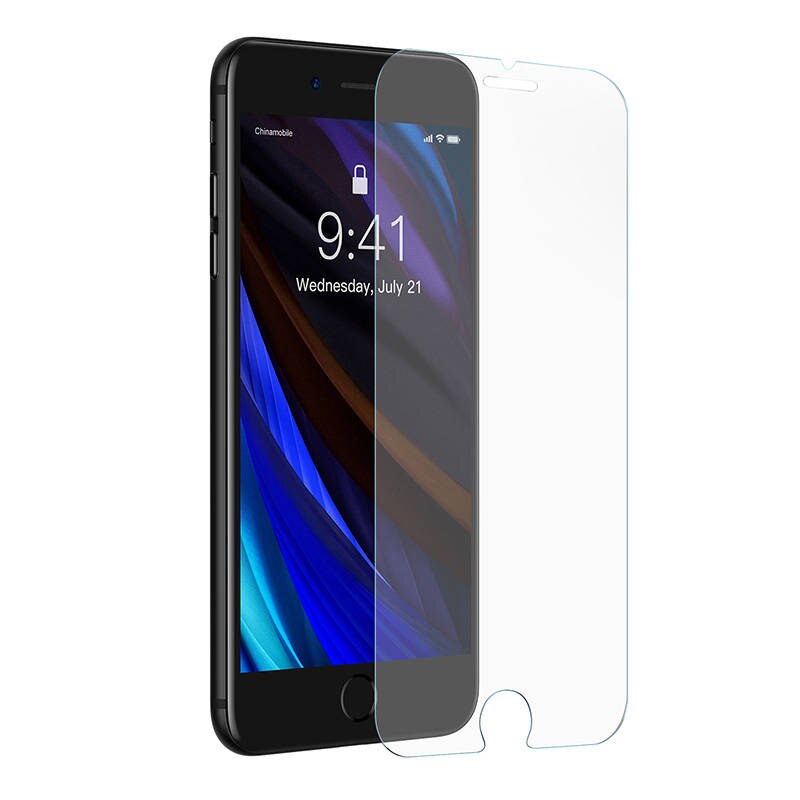 Folie protectie telefon, Baseus, Pentru iPhone SE 2 / iPhone SE 3, 0.3mm