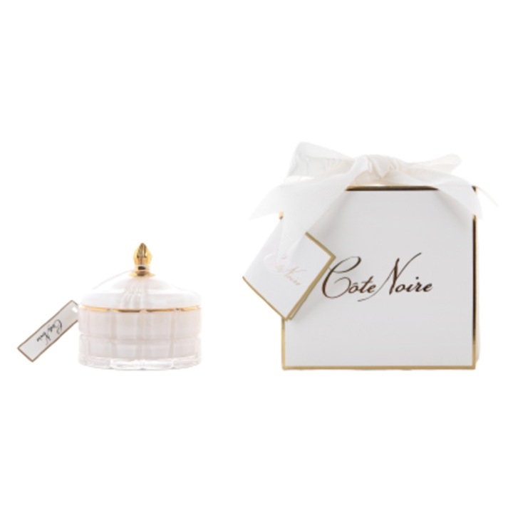 Lumanare parfumata, White Art Deco, 185gr, timp ardere 60 ore, alb