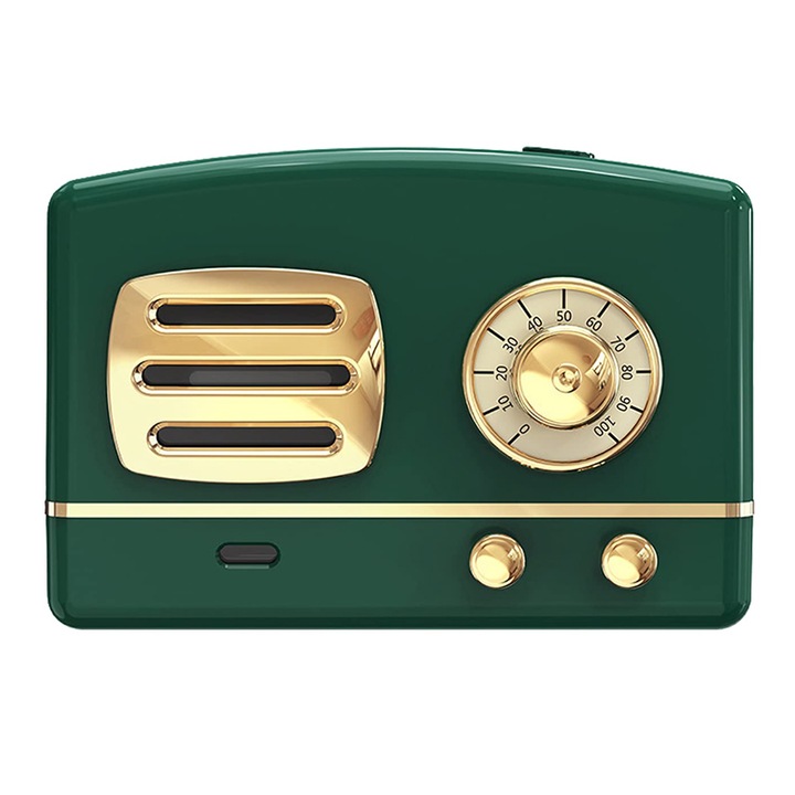 Difuzor de uleiuri esentiale USB 200ml 30dB Silentios 7 culori LED Lumina de noapte Difuzor portabil de arome de calatorie pentru masina, verde