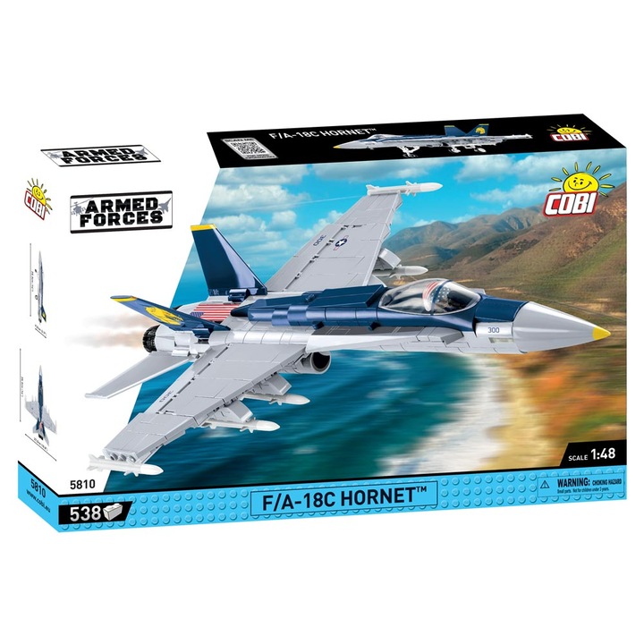 Set de Construit F/A 18C Hornet USA, 538 piese