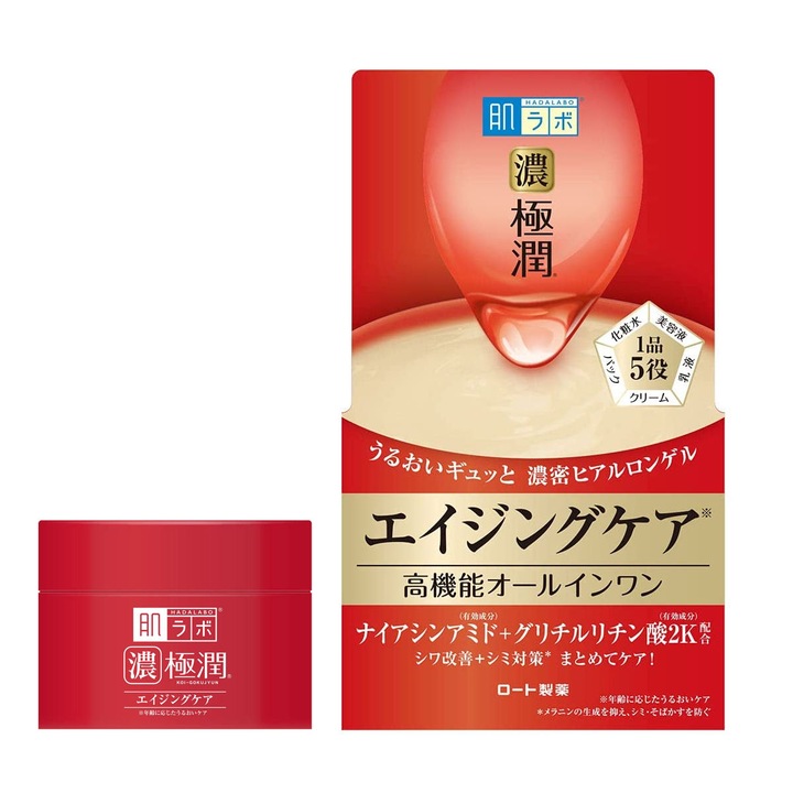 Crema de fata, Hada Labo, Koi Gokujyun Aging Care, 100g