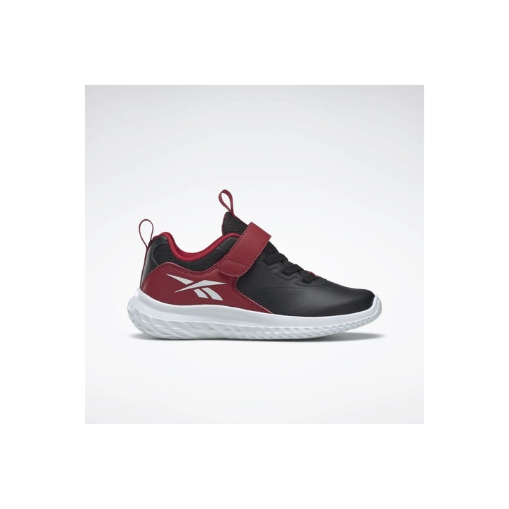 Pantofi sport de alergare pentru copii, Reebok, Rush Runner 4.0, Negru