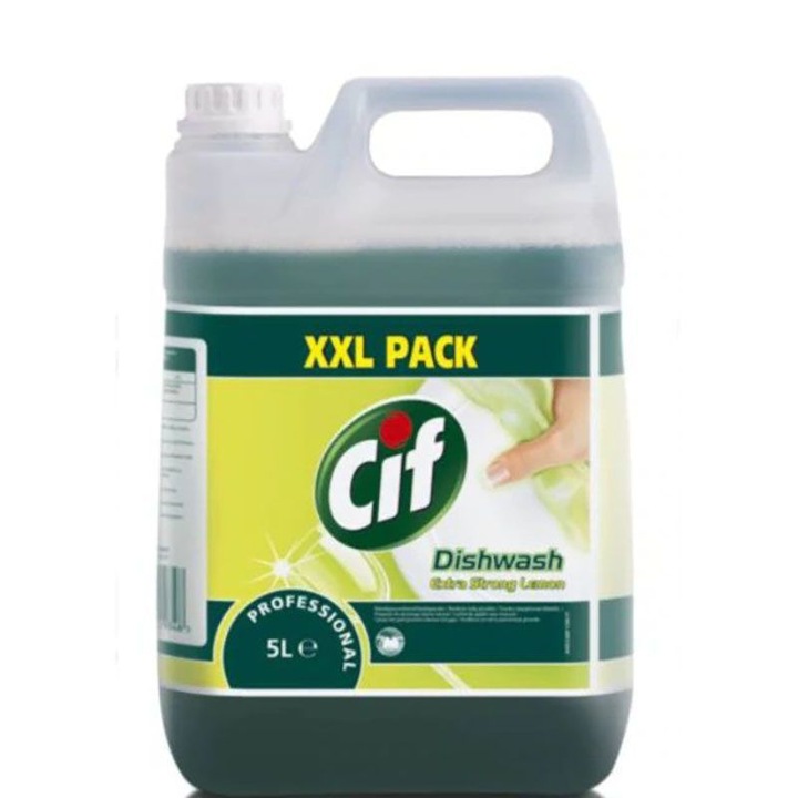Cif Professional, Diversey, Extra Strong Lemon, препарат за ръчно миене на съдове, 5L