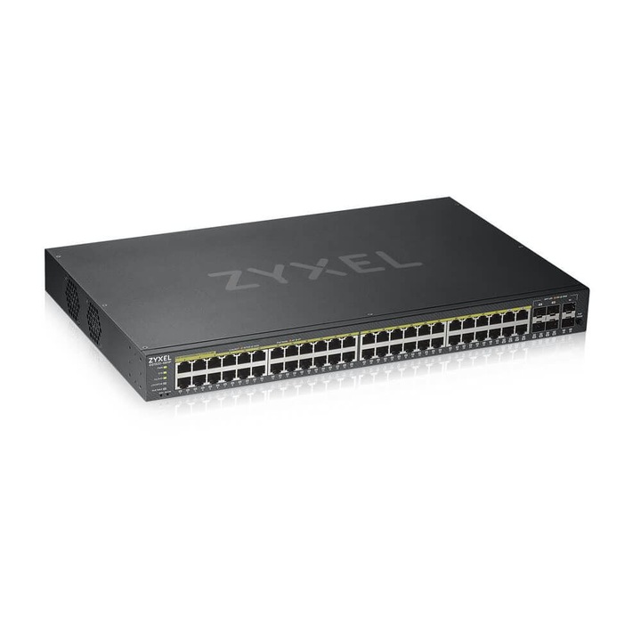 ZyXEL GS1920-48HPV2 48-port GbE Smart Menedzselhető Switch, Switch
