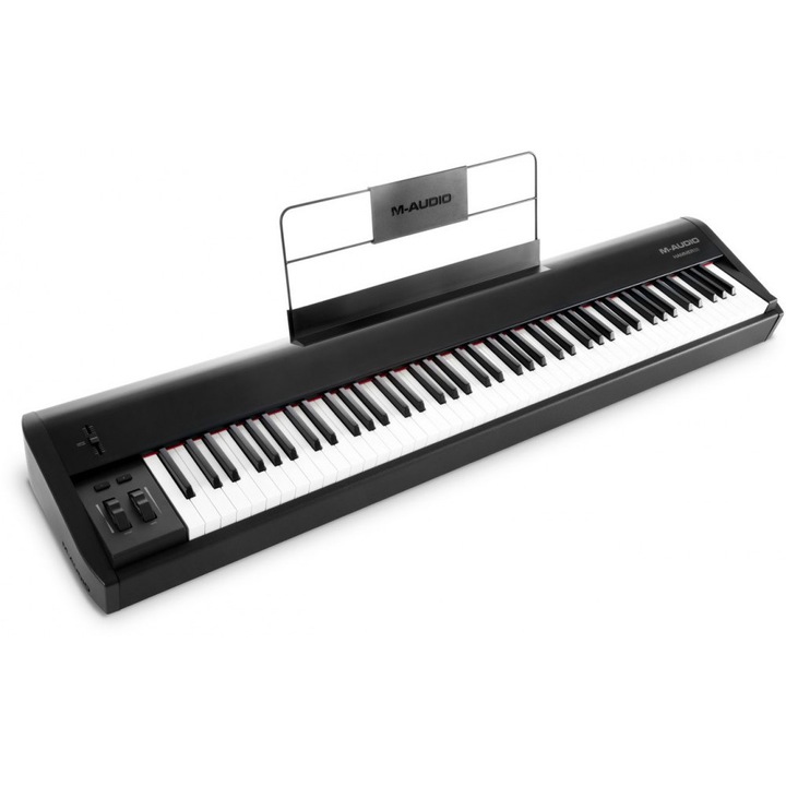 M-Audio Hammer 88 - USB/MIDI vezérlő, 88 kalapács-mechanikás billentyű, kottatartó