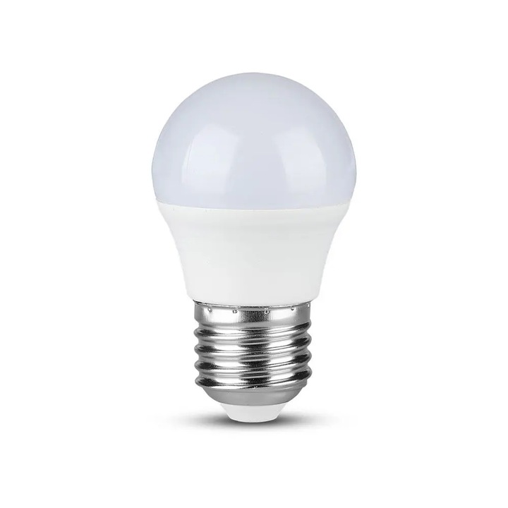 V-TAC 5.5W E27 студено бяла LED крушка - SKU 176