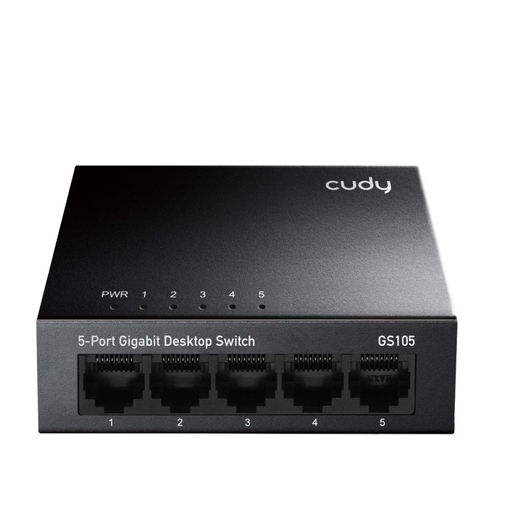 Cudy 5-Port Gigabit Desktop Switch, 246681, Switch