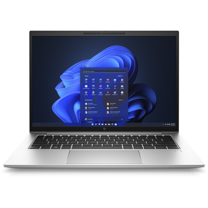 Лаптоп HP EliteBook 860 G9 с Intel Core i5-1235U (0.9/4.4GHz, 12M), 16 GB, 256GB M.2 NVMe SSD, Intel Iris Xe Graphics, Windows 11 Pro, Сребрист