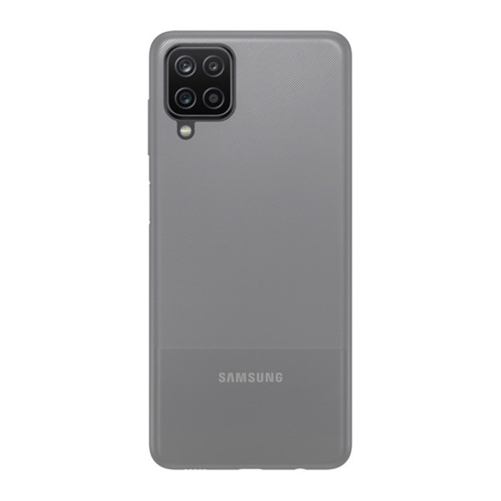 Samsung Galaxy A12 (Sm-A125F / Sm-A127F) 4-Ok Szilikon Telefonvédő (Ultravékony) Átlátszó